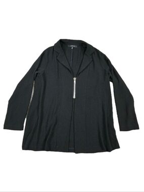 Jason USA Black Long Sleeve Top Lagenlook Layering Grunge Whimsigoth Dark Fairy